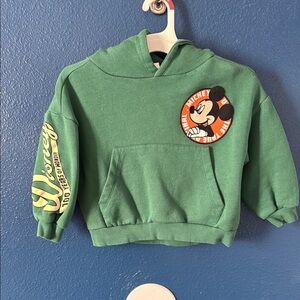 Green Disney Kids Hoodie